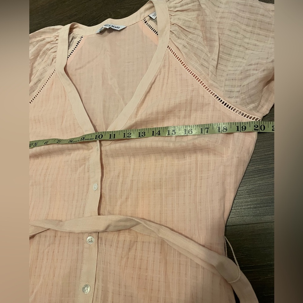 Veronica Beard Dewey Tiered Cotton Button-Up Dress - Picture 5 of 12